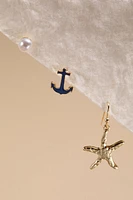 Liza Anchor Mixed Earring Set