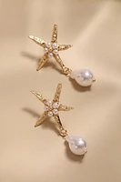 Stella Pearl Starfish Drop Earrings