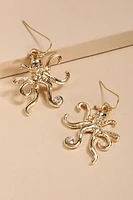 Courtney Octopus Drop Earrings