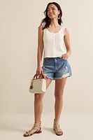 Lisa Button Down Tank Top