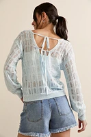Abbie Back Tie Pullover Sweater