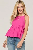 Claire Side Tie Sleeveless Top