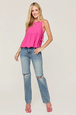 Claire Side Tie Sleeveless Top