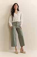 Tammi Button Down Floral Blouse