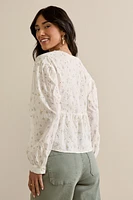 Tammi Button Down Floral Blouse