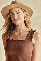 Regina Ruffle Strap Top