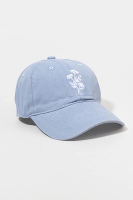 Joan Floral Embroidered Baseball Hat