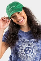 Resting Grinch Face Baseball Hat