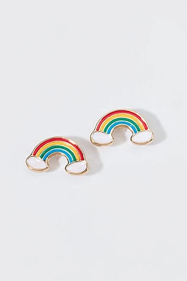 Hello Franki Rainbow Stud Earrings for girls