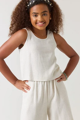 Hello Franki Twist Back Tank Top for girls