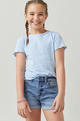 Hello Franki Pardon My French Embroidered Tee for girls