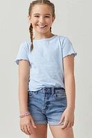 Hello Franki Pardon My French Embroidered Tee for girls