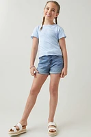Hello Franki Pardon My French Embroidered Tee for girls
