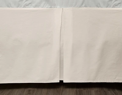 Cotton Twill Bedskirt - Driftwood - Queen