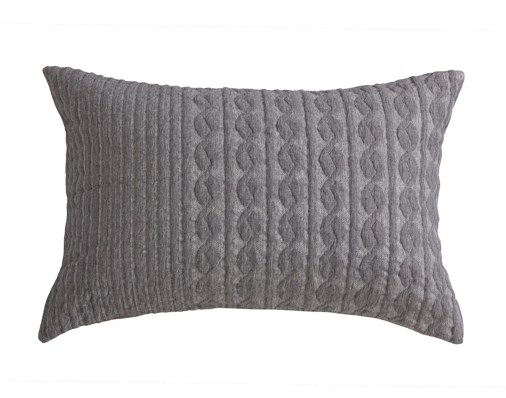 Soren Grey Pillow Sham (Sold Individually) - King