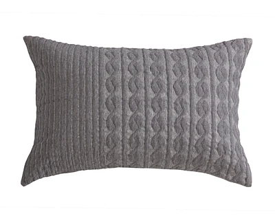 Soren Grey Pillow Sham (Sold Individually) - King