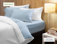 Bamboo Cotton Sheet Set - Sky