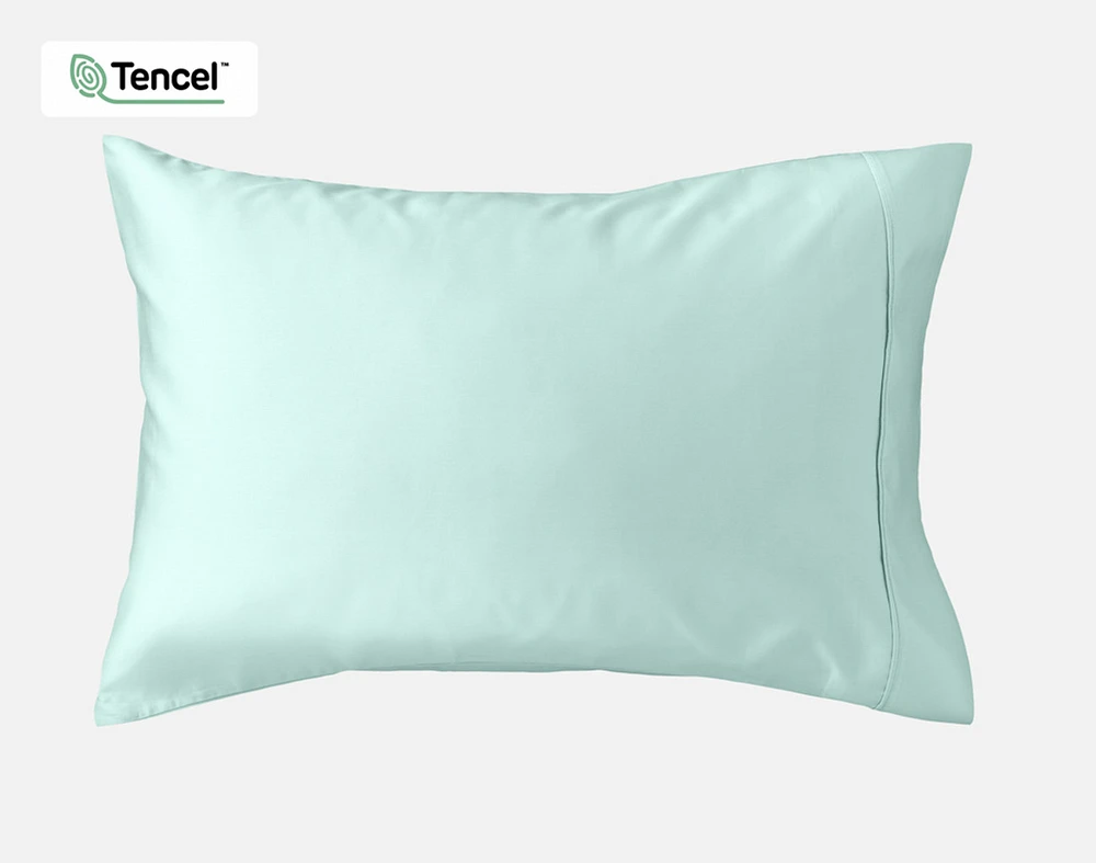 Eucalyptus Luxe Pillowcases - Fountain Blue (Set of 2) - Standard