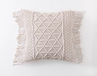 Macramé Square Cushion Cover