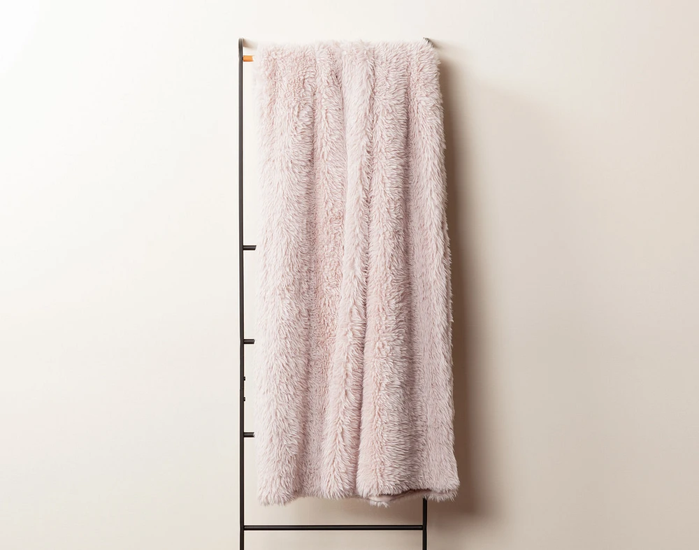 Soft Mink Throw - Pink