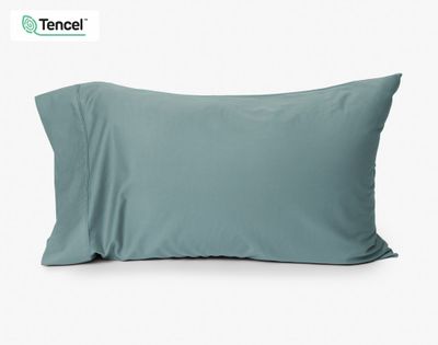 BeechBliss TENCEL Modal Pillowcases - Tidewater (Set of 2) by QE Home  (Queen, Blue)