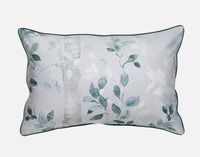 Aspen Pillow Sham (Sold Individually) by QE Home  (Queen, Blue)