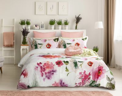 Gala Duvet Cover by QE Home  (King, White)