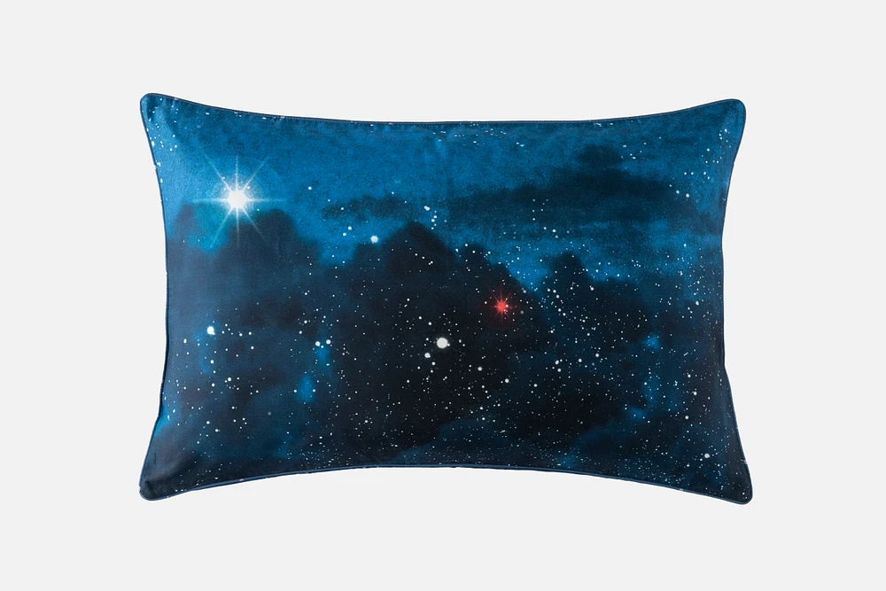 Supernova Pillow Sham, Scenic, Blue,