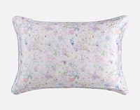 Gardenglow Floral Pillow Sham, Floral, White,