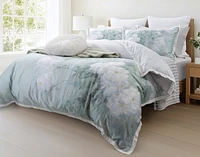 Persuasion Floral Duvet Cover, TENCEL Lyocell, Floral, White,