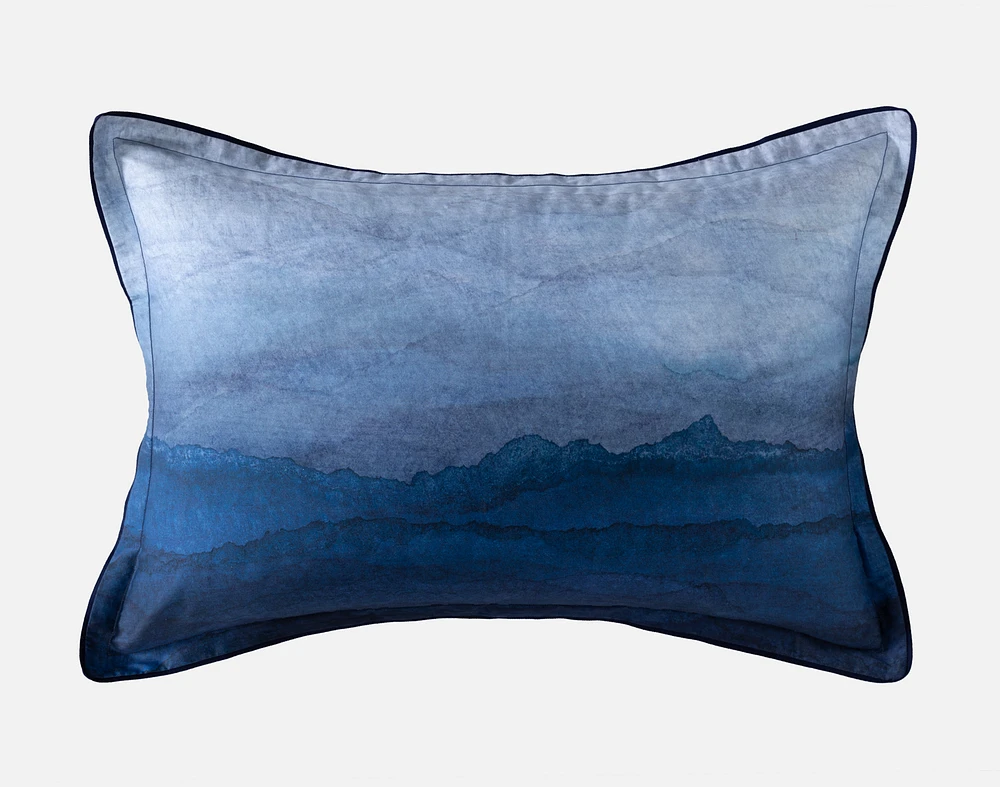 Pacifica Blue Pillow Sham, Ombre,