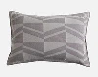 Mazama Pillow Sham, Geometric, Grey,