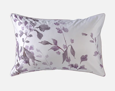 Casano Pillow Sham, Botanical, White,