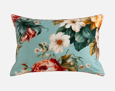 Rosetti Floral Pillow Sham, Floral, Blue,