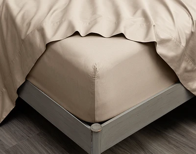 300TC Organic Cotton Fitted Sheet