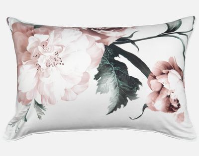 Harmony Pillow Sham (Sold Individually) by QE Home  (King, Pink)
