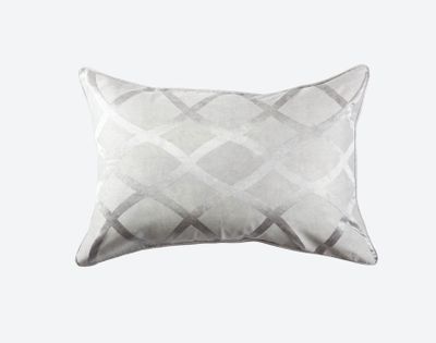 Cosmopolitan Pillow Sham (Sold Individually) by QE Home  (Queen, Grey)