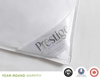 Prestige White Goose Down Duvet, Crafted
