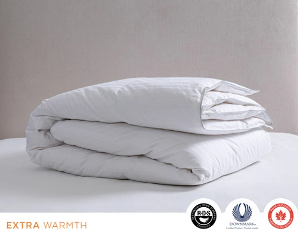 Legacy Canadian Hutterite White Goose Down Duvet, Made