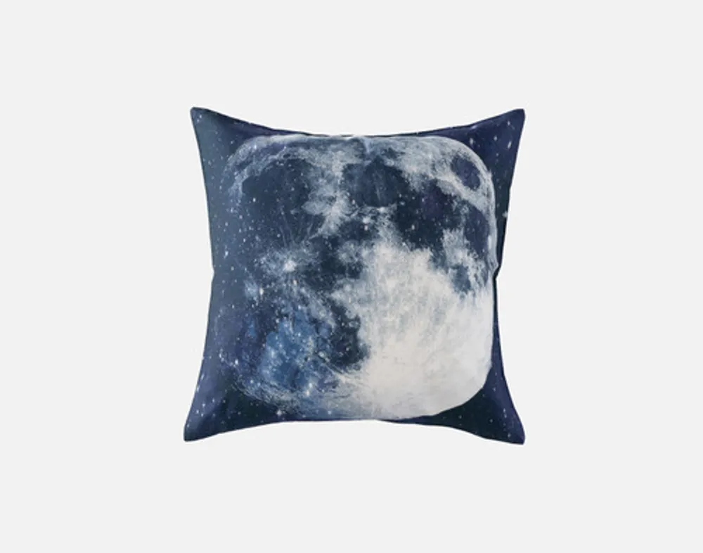 Supernova Square Cushion Cover, Scenic, Blue