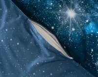 Supernova Duvet Cover, Scenic, Blue, King