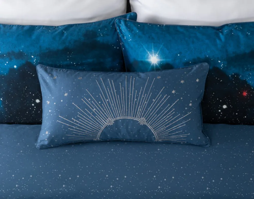 Supernova Duvet Cover, Scenic, Blue, King