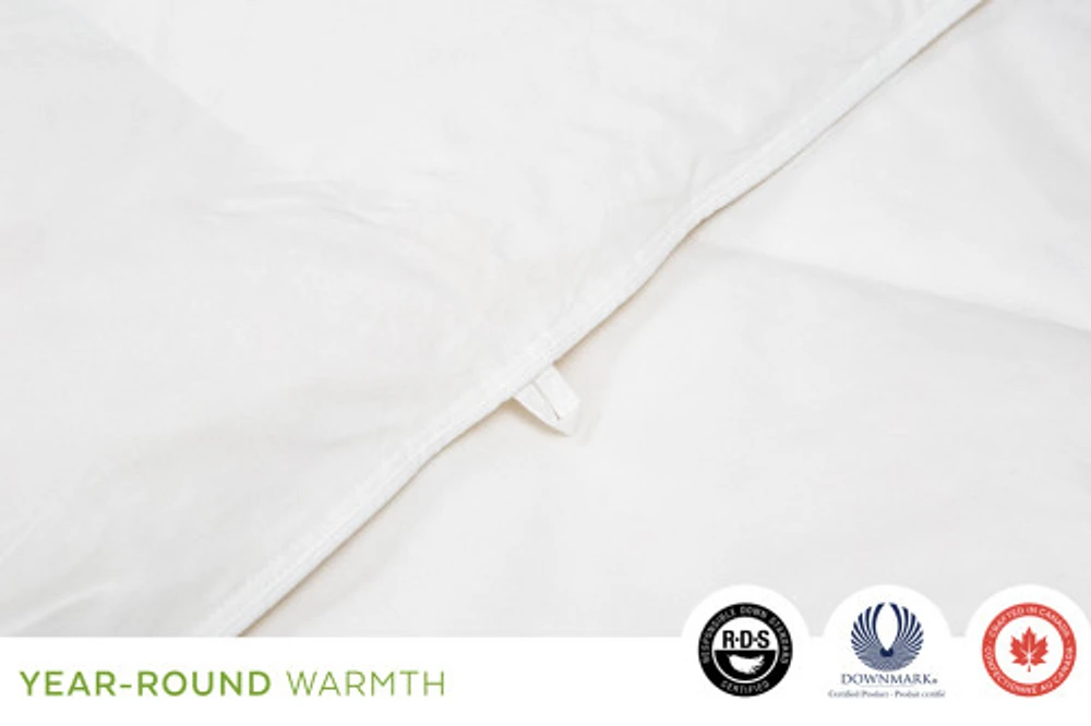 Petite White Goose Down Duvet, Crafted