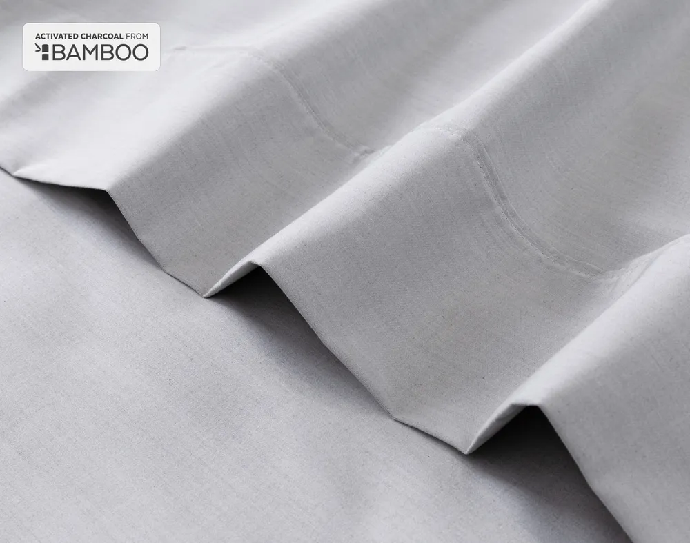 Bamboo Cotton Sheet Set with Activated Charcoal