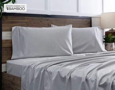 Bamboo Cotton Pillowcases with Activated Charcoal