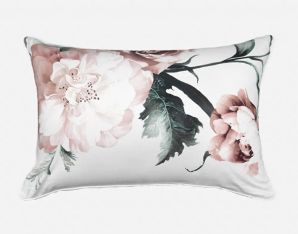 Harmony Pillow Sham, Floral, Pink, King