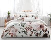 Harmony Duvet Cover, Cotton, Floral, Pink,