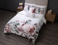 Harmony Duvet Cover, Cotton, Floral, Pink,