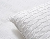 Kailua Square Cushion Cover, White