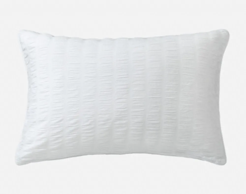 Kailua Pillow Sham, White,